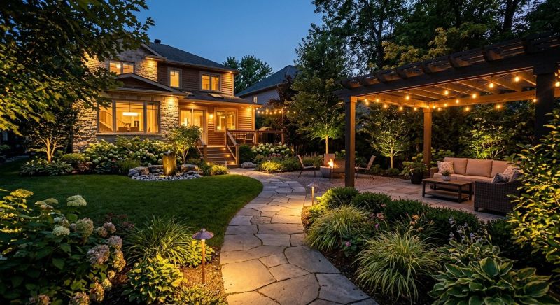Terrace Lighting Installation in Alpharetta, GA